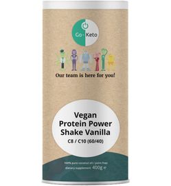 Go-Keto Go-Keto Vegan protein MCT shake vanille (400g)