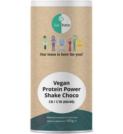Go-Keto Go-Keto Vegan protein MCT shake choco (400g)