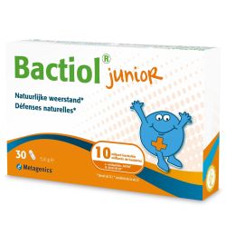 Koopjes Drogisterij Metagenics Bactiol junior (30ca) aanbieding