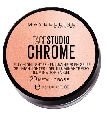 Maybelline New York Chrome jelly highlight 20 metallic rose (1st) 1st