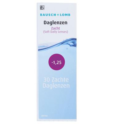 Bausch + Lomb Daglenzen -1.25 (30st) 30st