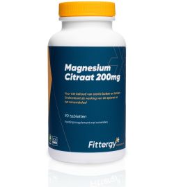 Fittergy Fittergy Magnesiumcitraat 200mg (90tb)