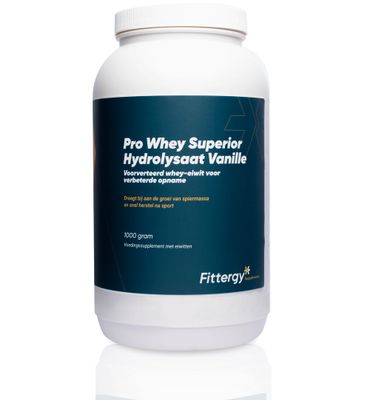 Fittergy Pro whey superior hydrolysate vanille (1000g) 1000g