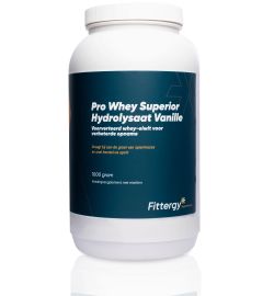 Fittergy Fittergy Pro whey superior hydrolysate vanille (1000g)