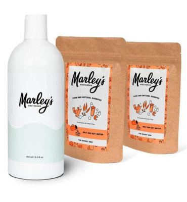 Marley`S Pakket 2x eucalyptus & groene klei shampoo (1set) 1set
