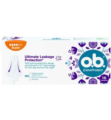 Ob Tampons extra protect super (16st) 16st
