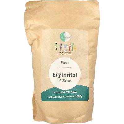 Go-Keto Zoetstof premium erythritol + stevia blend (1000g) 1000g
