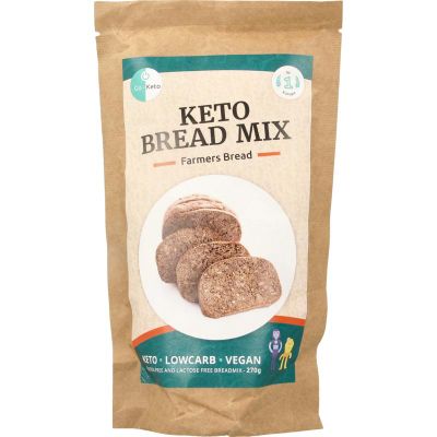 Go-Keto Brood bak mix boeren brood ket o koolhydraatarm (270g) 270g