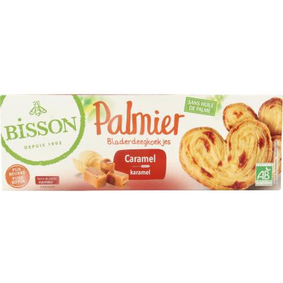 Bisson Palmier bladerdeegkoek caramel bio (100g) 100g