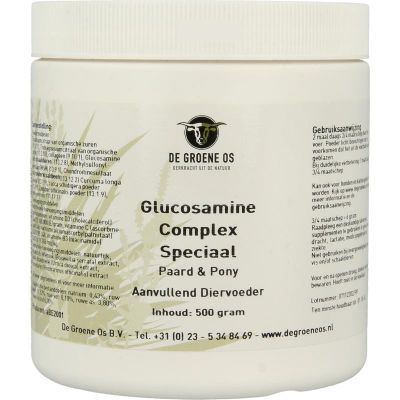 De Groene Os Glucosamine complex speciaal p aard/pony (500g) 500g