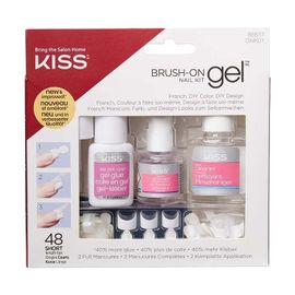 Kiss Kiss Brush on gel kit (1st)