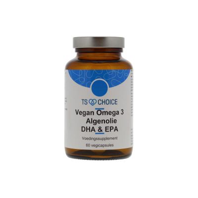 TS Choice Vegan omega 3 algenolie DHA & EPA (60vc) 60vc