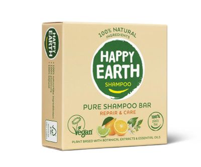 Happy Earth Shampoobar repair & care (70g) 70g