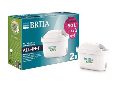 Brita Waterfilterpatroon maxtra pro all-in-1 2-pack (2st) 2st