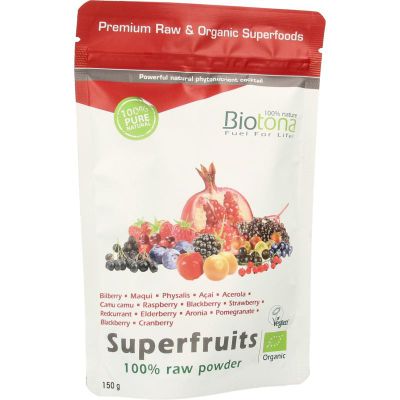 Biotona Superfruits raw powder bio (150g) 150g
