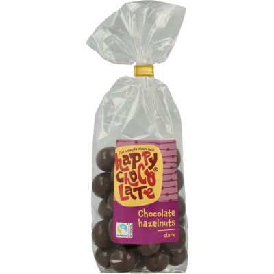 Happy Chocolate Hazelnoten pure chocolade bio (175g) 175g