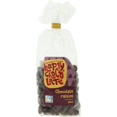 Happy Chocolate Chocolade rozijnen puur bio (175g) 175g