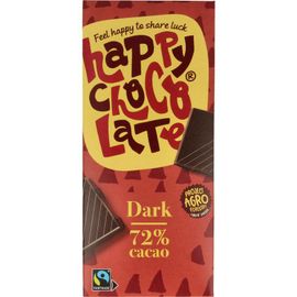 Happy Chocolate Happy Chocolate Puur 72% bio (85g)