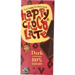 Happy Chocolate Puur 80% bio (85g) 85g thumb