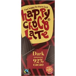 Happy Chocolate Happy Chocolate Puur 92% bio (85g)