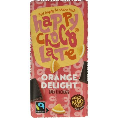 Happy Chocolate Puur sinaasappel bio (100g) 100g