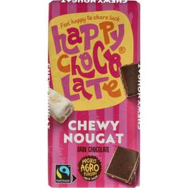 Happy Chocolate Happy Chocolate Puur nougat bio (100g)