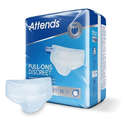 Attends Unisex discreet underwear wit maat M (10st) 10st