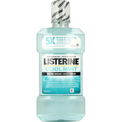 Listerine Mondwater coolmint milde smaak (500ml) 500ml
