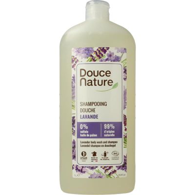 Douce Nature Douchegel & shampoo lavendel b io (1000ml) 1000ml