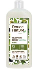 Douce Nature Douce Nature Douchegel & shampoo olijf bio (1000ml)