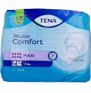 Tena Proskin comfort inlegger maxi (34st) 34st