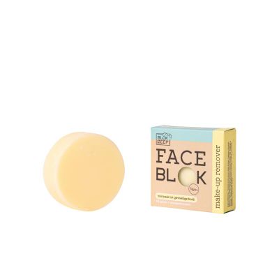 Blokzeep Make-up remover bar normale/ge voelige huid (55g) 55g