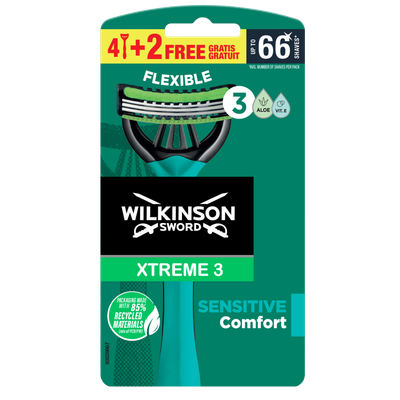 Wilkinson Extreme 3 Sensitive Comfort (6st) 6st