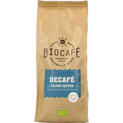 Biocafé Filterkoffie cafeinevrij bio (250g) 250g