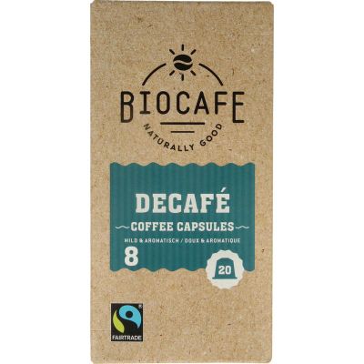 Biocafé Decafe capsules bio (20st) 20st