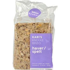 Kari's Crackers Kari's Crackers Knekkebrod haver/spelt bio (200g)