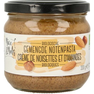 Nice & Nuts Notenpasta gemengd bio (330g) 330g