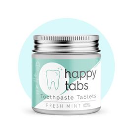 Happy Tabs Happy Tabs Tandpasta tabletten fresh mint zonder fluor (80tb)