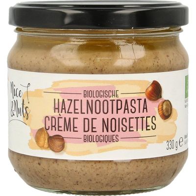 Nice & Nuts Hazelnootpasta bio (330g) 330g