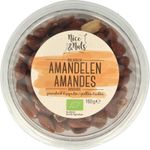 Nice & Nuts Amandelen bruin gezouten geroo sterd bio (160g) 160g thumb