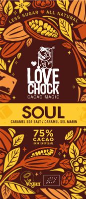 Lovechock Soul caramel stea salt bio (70g) 70g