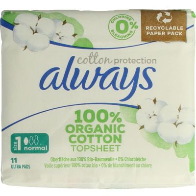 Always Maandverband cotton protection normal (11st) 11st