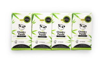 The Cheeky Panda Bamboo zakdoekjes 8 x 10 stuks (8st) 8st