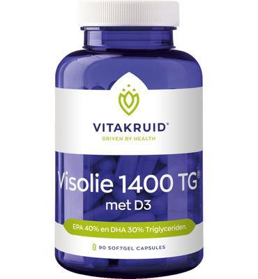 Vitakruid Visolie 1400 + D3 triglyceride null