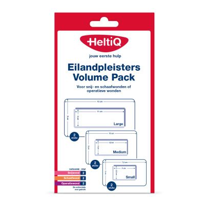 HeltiQ Eilandpleister volume pack (6st) 6st