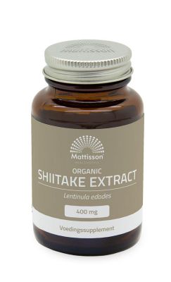 Mattisson Shiitake extract 400mg bio (60vc) 60vc