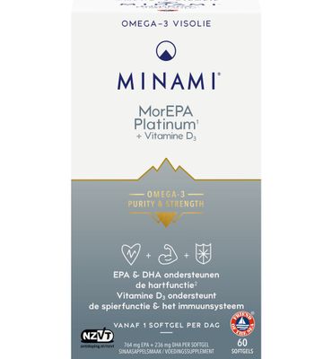 Minami MorEPA Platinum + Vit.D3 60 softgels null
