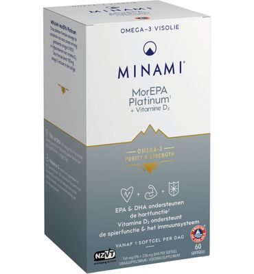 Minami MorEPA Platinum + Vit.D3 60 softgels null