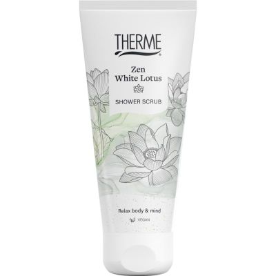 Therme Zen white lotus shower scrub (200ml) 200ml