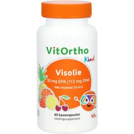 Vitortho VitOrtho Visolie 30mg EPA DHA kind (60ca)